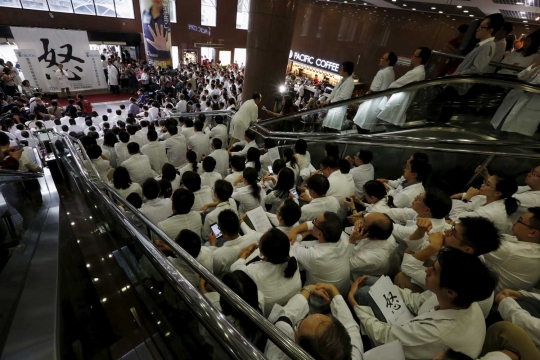 Tuntut naik gaji, ratusan dokter di Hong Kong mogok kerja