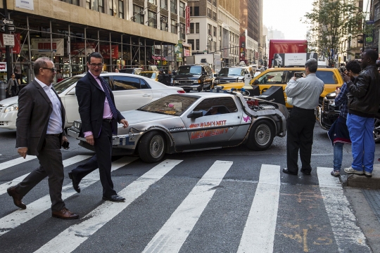 Bernostalgia dengan para pemain film 'Back to the Future'