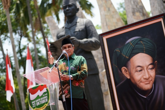 PBNU peringati Hari Santri Nasional di Tugu Proklamasi