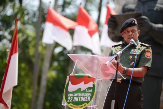 PBNU peringati Hari Santri Nasional di Tugu Proklamasi