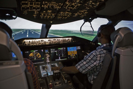 Intip latihan pilot-pilot junior Ethiopia Airlines