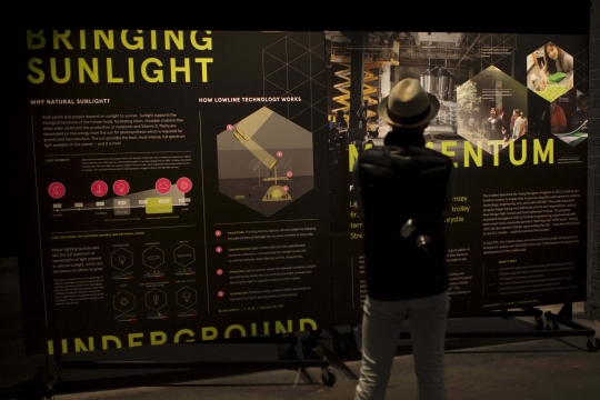 Mengunjungi proyek taman bawah tanah pertama di dunia