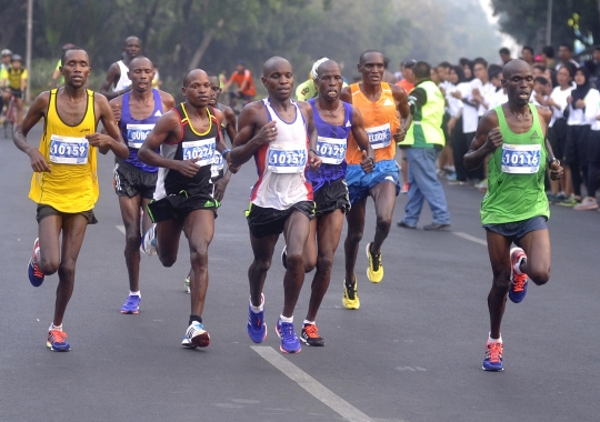 Begini ramainya Jakarta Marathon dengan 15.000 peserta