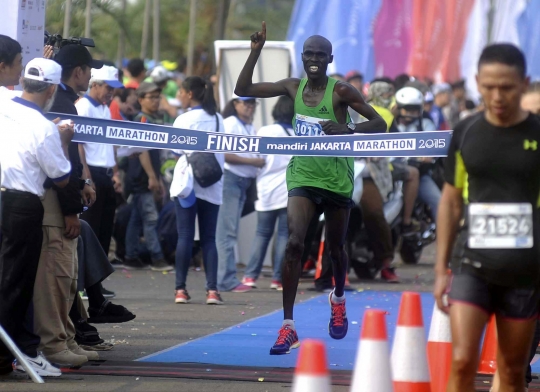 Begini ramainya Jakarta Marathon dengan 15.000 peserta