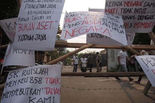 Keluarga pensiunan prajurit Operasi Seroja tolak digusur Kodam Jaya