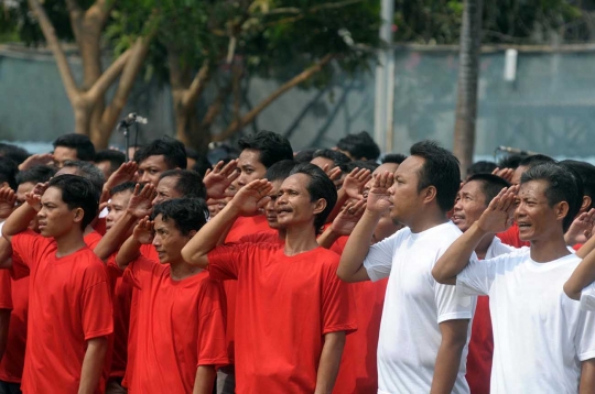 Ribuan napi Lapas Cipinang peringati Sumpah Pemuda