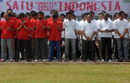 Ribuan napi Lapas Cipinang peringati Sumpah Pemuda