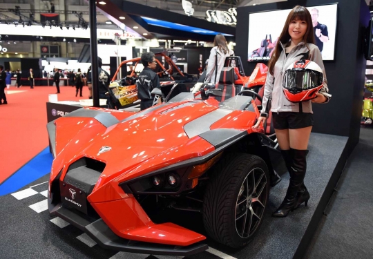 Pesona model-model seksi Jepang hiasi Tokyo Auto Show