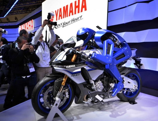 Canggih, Yamaha ciptakan robot pengendara sepeda motor
