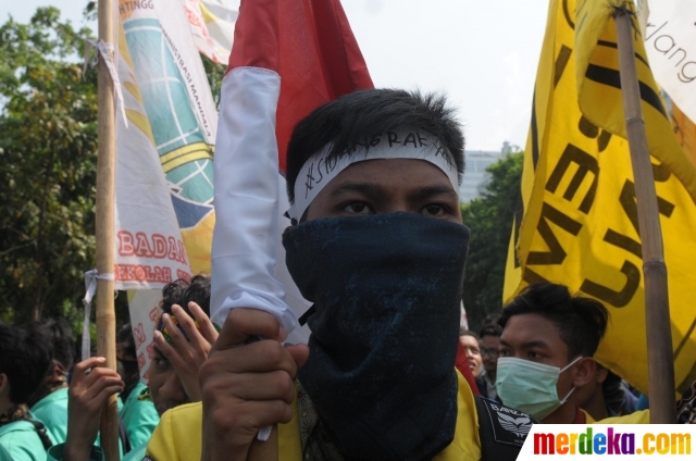 Foto : Ratusan mahasiswa gelar 'Sidang Rakyat' di depan 