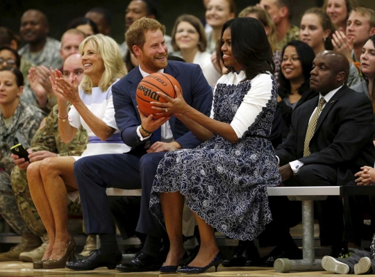 Pangeran Harry dan Michelle Obama 