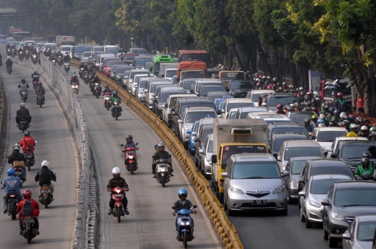 Potret kemacetan Ibu Kota yang semakin parah