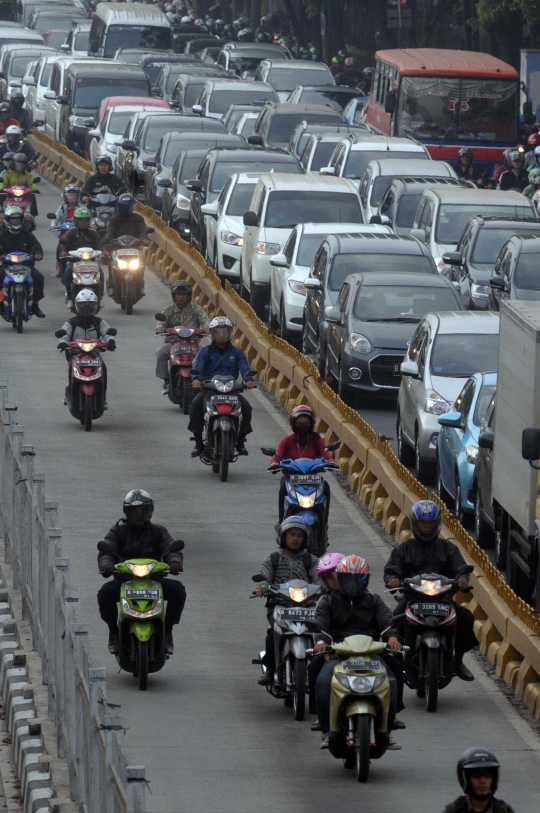 Potret kemacetan Ibu Kota yang semakin parah
