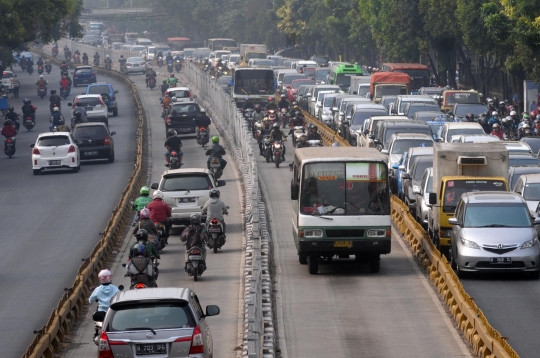 Potret kemacetan Ibu Kota yang semakin parah