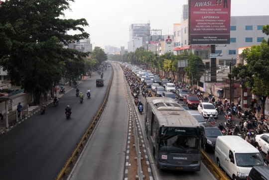 Potret kemacetan Ibu Kota yang semakin parah