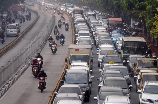 Potret kemacetan Ibu Kota yang semakin parah