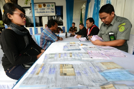 Terjaring 'Operasi Zebra', pelanggar lalu lintas disidang di tempat