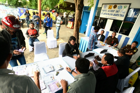 Terjaring 'Operasi Zebra', pelanggar lalu lintas disidang di tempat