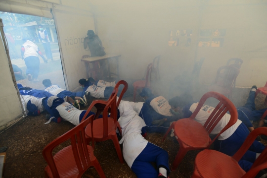 Ratusan pelajar ikut Sekolah Siaga Bencana 2015 di Situ Gintung