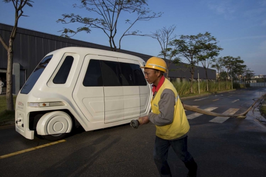 Kecanggihan mobil tanpa pengemudi buatan China