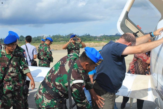 TNI AU kembali paksa turun pesawat asing di Kalimantan