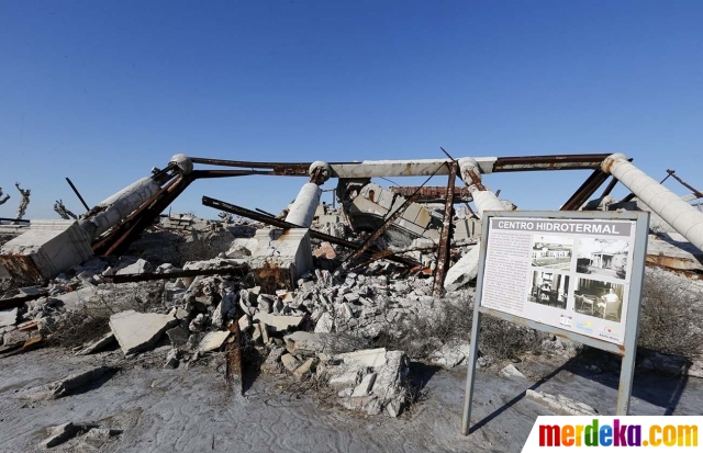Foto : Menelusuri seramnya kota hantu Epecuen setelah 