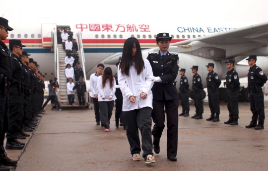 Kasus penipuan via telepon, 254 warga China dideportasi