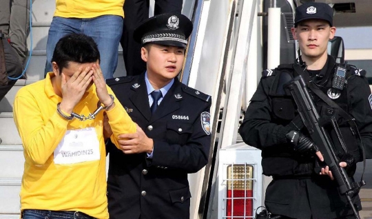 Kasus penipuan via telepon, 254 warga China dideportasi