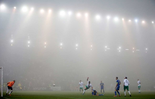Kabut tebal selimuti laga kualifikasi Euro 2016