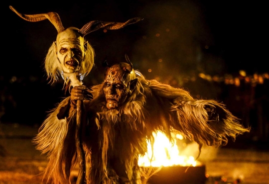 Menyaksikan ritual pengusiran hantu ala masyarakat Austria