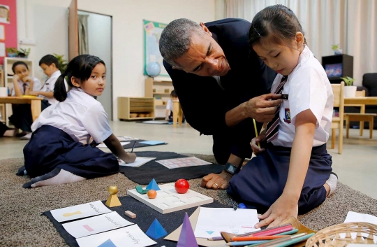 Kedekatan Obama sambangi pelajar di Malaysia