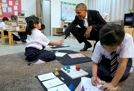 Kedekatan Obama sambangi pelajar di Malaysia