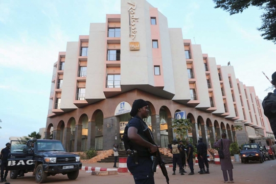 Suasana hotel mewah di Mali usai penyanderaan yang tewaskan 27 orang