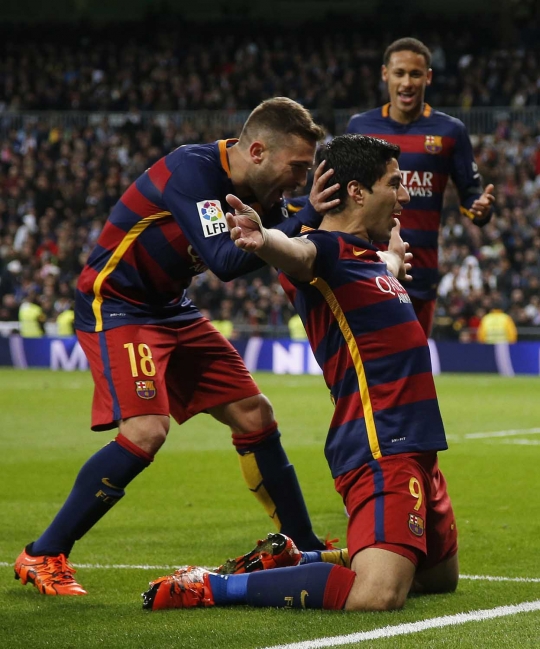 Ini gol-gol Barcelona yang 'kubur' Madrid di Santiago Bernabeu