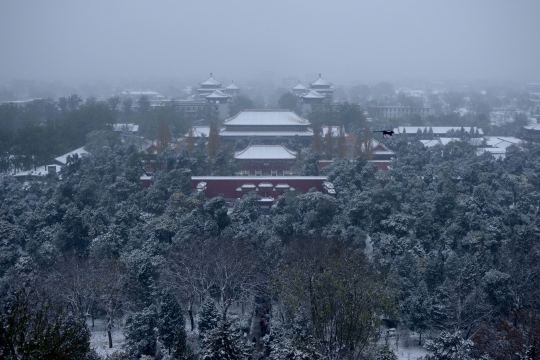 Keindahan China diselimuti salju