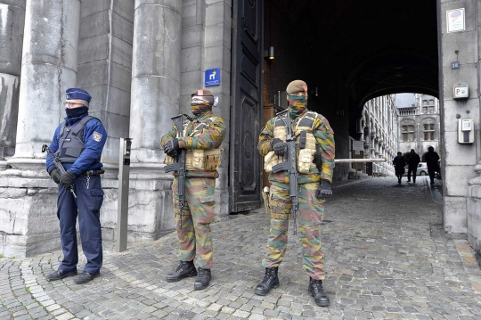 Darurat teroris, Belgia tetapkan penjagaan maksimal di setiap tempat