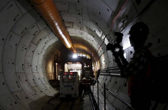 Melihat lebih dekat perkembangan proyek jalur bawah tanah MRT