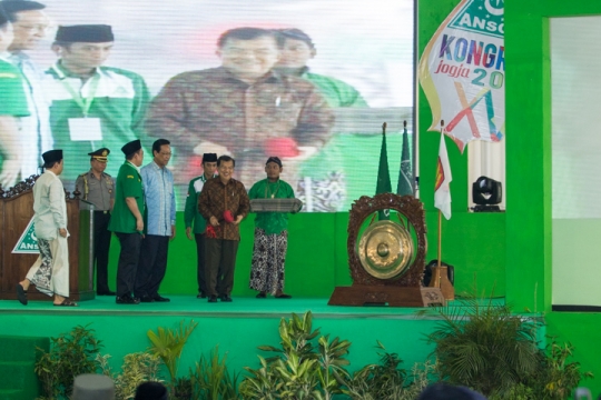 Wapres Jusuf Kalla buka Kongres GP Ansor di Yogyakarta