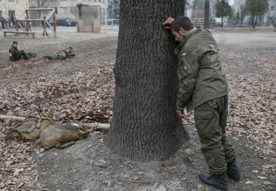 Intip kerasnya ujian calon pejuang perang Ukraina