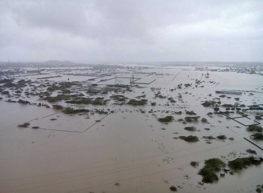 Dahsyatnya banjir bandang tenggelamkan selatan India