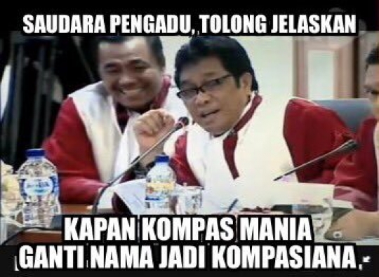 Ini meme #PertanyaanMKD yang bikin ketawa sampai sakit perut