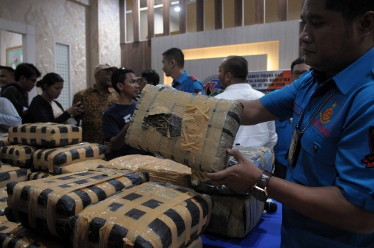 Polres Jaksel sita 219 kg ganja untuk perayaan tahun baru