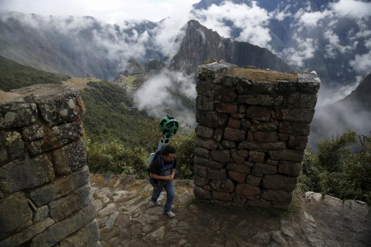 Penjelajahan Google Street View di gunung tua Suku Inca