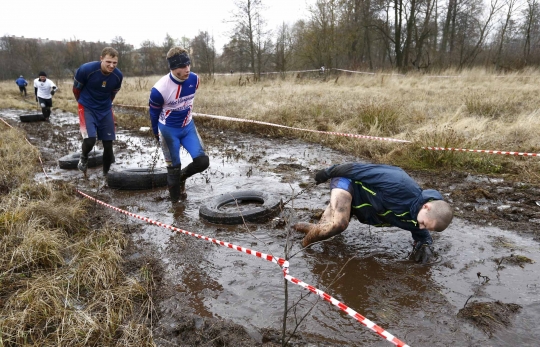 Bison Race, lomba lari ekstrem yang bikin megap-megap