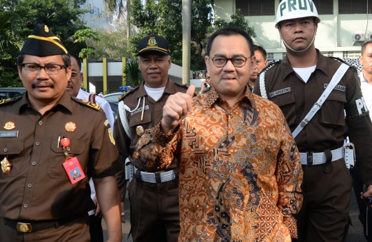 Gaya santai Sudirman Said penuhi panggilan Kejagung