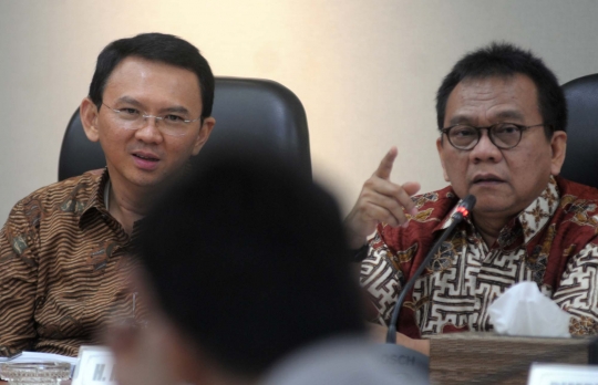 Aksi Ahok pantau langsung rapat Banggar DPRD DKI