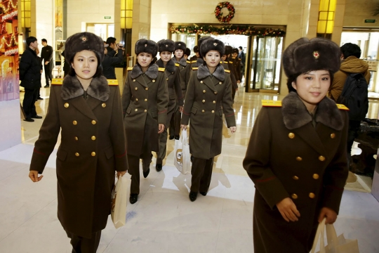 Cantiknya personel girl band bentukan Kim Jong-un