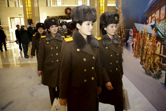 Cantiknya personel girl band bentukan Kim Jong-un