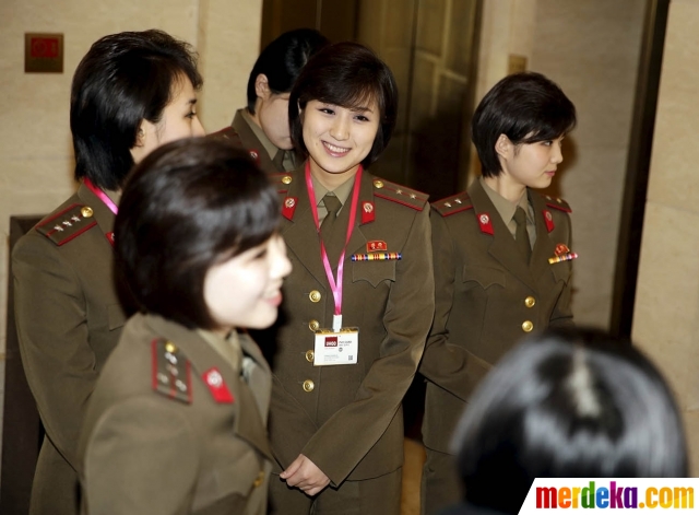 Foto : Cantiknya personel girl band bentukan Kim Jong-un 