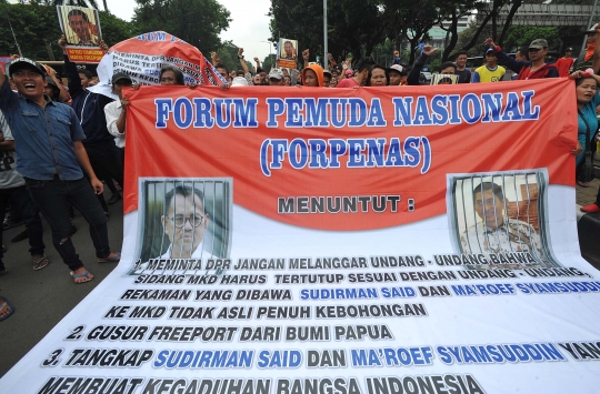 Forum Pemuda Nasional tuntut pemerintah putus kontrak Freeport